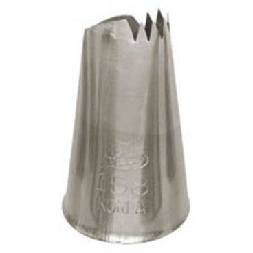 Ateco 158 Stainless Steel #158 Left-Handed Curved Petal Standard Large Base Decorating Tube Piping Tip (August Thomsen)
