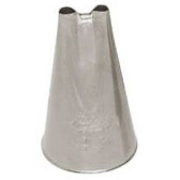 Ateco 43 Stainless Steel #43 2-Hole Standard Small Base Decorating Tube Piping Tip (August Thomsen)
