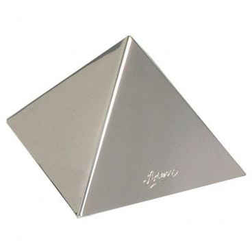 Ateco 4937 Stainless Steel 4-3/4" Large Pyramid Mold (August Thomsen)