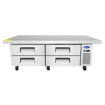 Atosa MGF8454GR Atosa Chef Base With Extended Top Two-section 76"W X 33"D X 26-3/5"H