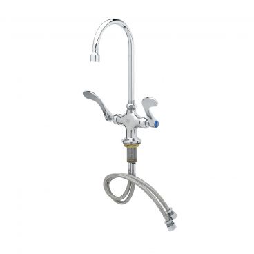 T&S Brass B-0300-VR4-WS Single Hole Deck Mount Mixing Faucet