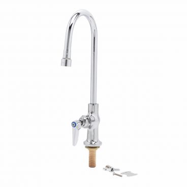 T&S Brass B-0305-VR Vandal Resistant Deck Mount Single Pantry Faucet with Rigid Gooseneck Nozzle