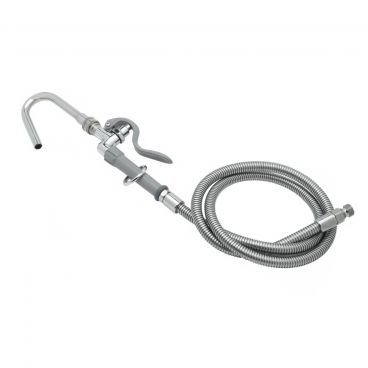 T&S Brass B-1413 Hand-Held Pot and Kettle Filler with Stainless Steel Hose