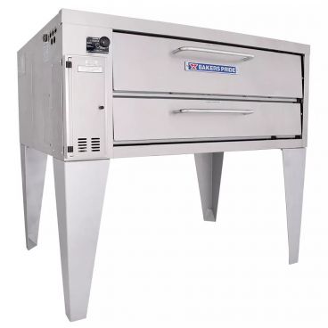 Bakers Pride 151 Single Deck 36" Natural Gas Pizza Deck Oven - 48,000 BTU