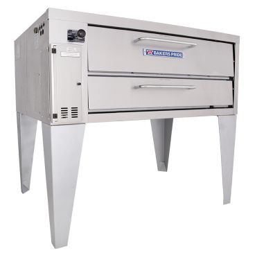 Bakers Pride 451 Single Deck 54" Liquid Propane Pizza Deck Oven - 80,000 BTU