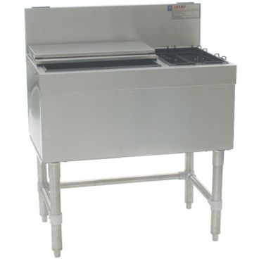 Eagle Group BCT42R-24 Stainless Steel Spec Bar 24 Inch x 42 Inch Combination Ice Chest