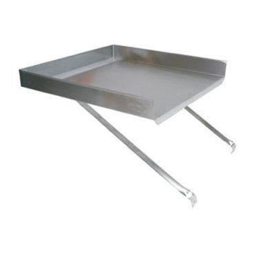 John Boos BDDS8-24 Stainless Steel 24" x 24" Detachable Drain Board for Budget Sink
