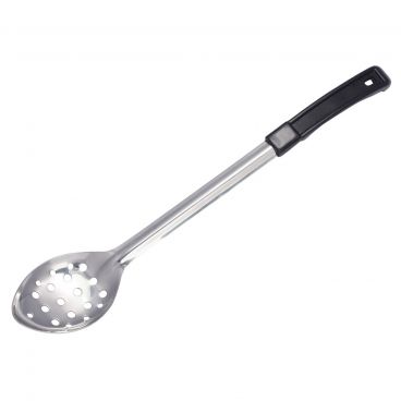 Winco BHPN-11 11" Stainless Steel Perforated Basting Spoon with Plastic Handle