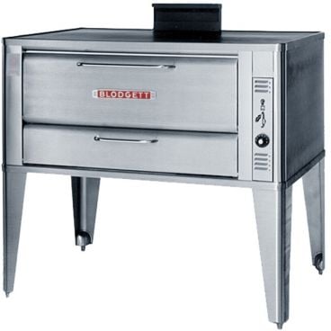 Blodgett 911 BASE Liquid Propane 7" High x 33" Wide x 22" Deep Single Deck Insulated Stainless Steel Electric Pizza Oven Base Only With Steel Deck And 200-500 Degrees F Thermostat, 20,000 BTU