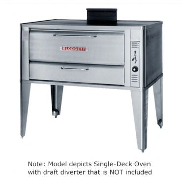 Blodgett 901-SINGLE_NAT 51” Wide Natural Gas Single-Deck Bakery Oven - 22,000 BTU