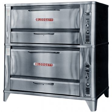 Blodgett 961-966_LP 60” Wide Liquid Propane Double-Deck Bakery Oven - 87,000 BTU
