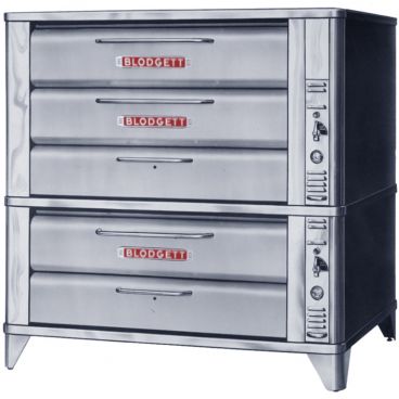 Blodgett 981-961_NAT 60” Wide Natural Gas Double-Deck Bakery Oven - 87,000 BTU