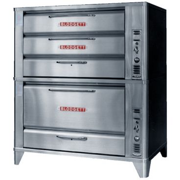 Blodgett 981-966_LP 60” Wide Liquid Propane Double-Deck Bakery Oven - 100,000 BTU