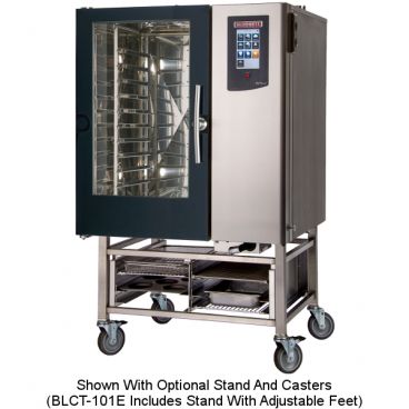 Blodgett Combi BLCT-101E 35 3/8” Wide Electric Half-Size Boilerless Combi Oven/Steamer With Touchscreen Controls - 240V, 18kW