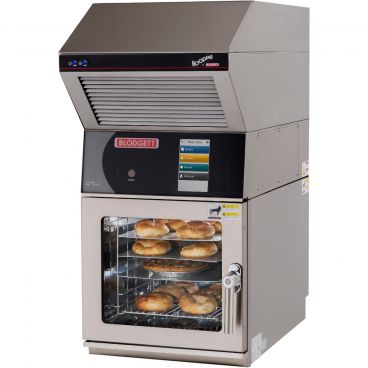 Blodgett Combi BLCT-6E-H 20-1/4” Wide Electric Boilerless Mini Combi Oven/Steamer With Touchscreen Controls And Hoodini Ventless Hood - 208V, 3-Ph