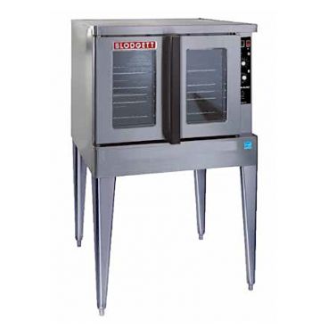 Blodgett ZEPH-200-G-ES ADDL_NAT Single Deck Full Size Bakery Depth Natural Gas Convection Oven - 50,000 BTU