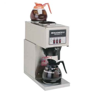 Bloomfield 9003-D3-120V Integrity 3 Warmer Pourover Coffee Brewer - 1800W, 120V