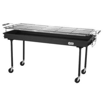 Crown Verity BM-60 72" Portable Outdoor Charbroiler Charcoal Grill