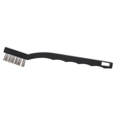 Winco BR-7S 7" Toothbrush Style Utility Brush with Stainless Steel Bristles