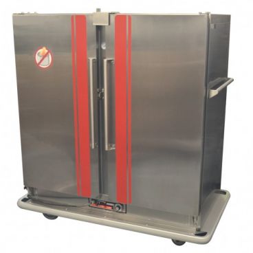 Carter-Hoffmann BR150 EnduraHeat Heat Retention Series 69 3/4" Tall x 69 3/8" Wide Single-Door 150-Plate Capacity Insulated Stainless Steel Mobile Heated Banquet Cabinet For Plates Up To 11" Diameter, 120V 1950 Watts