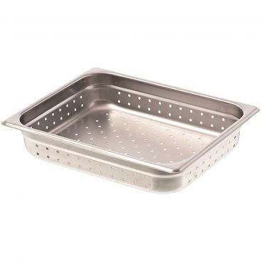 Browne 8122P 2-1/2" Stainless Steel Perforated Steam Table Pan