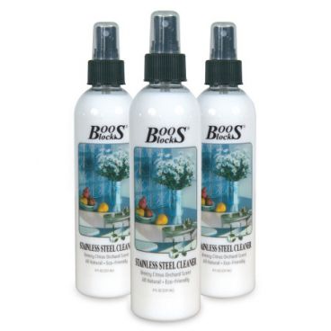 John Boos BSC-3 Fine Mist 8 Ounce Stainless Steel Cleaner Pack