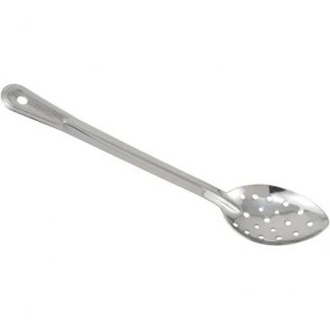 Winco BSPT-13 13" Standard Duty Perforated Stainless Steel Basting Spoon