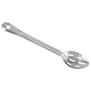 Winco BSSN-15 15" Stainless Steel Slotted Basting Spoon