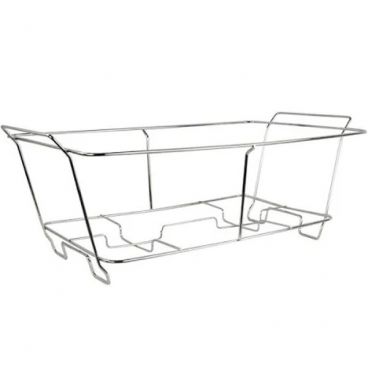 Winco C-2F Chrome Wire Chafer Stand for Full Size Disposable Pans
