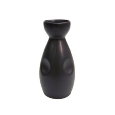CAC China 666-WP-BLK 6 oz. Japanese Style Sake Pot, Black