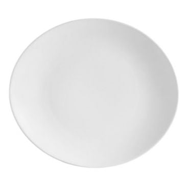 CAC China COP-13 Coupe 12" Super White Porcelain Oval Platter