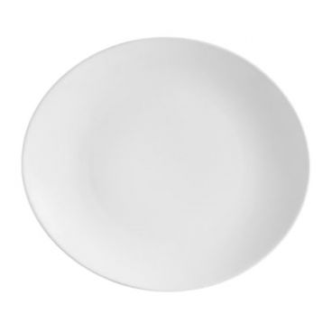CAC China COP-14 Coupe 13" Super White Porcelain Oval Platter