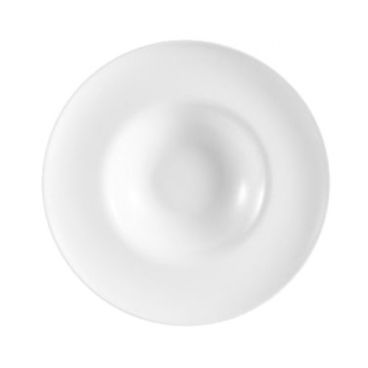 CAC China FDP-11 Paris-French 12 Oz. Bone White Porcelain Round Pasta Bowl