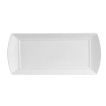 CAC China FDP-14 Paris-French 13.5" Bone White Porcelain Rectangular Platter