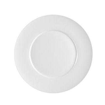 CAC China FDP-20 Paris-French 11" Bone White Porcelain Round Dinner Plate