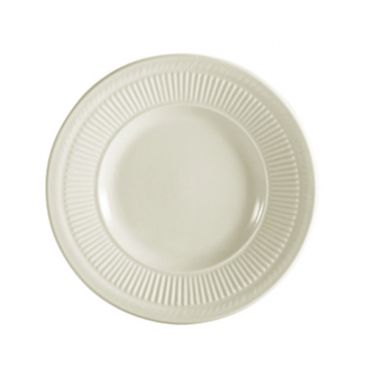 CAC China RID-5 Ridgemont 5.5" American White Ceramic Plate