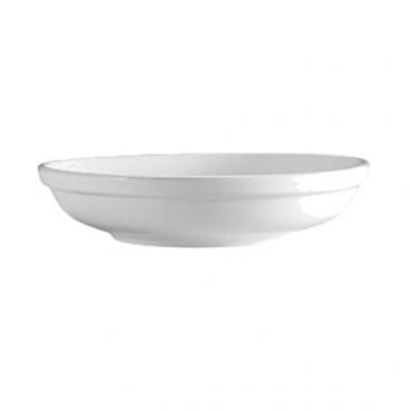 CAC China SAL-2 48 Oz. Super White 10-1/2" Porcelain Round Salad Bowl
