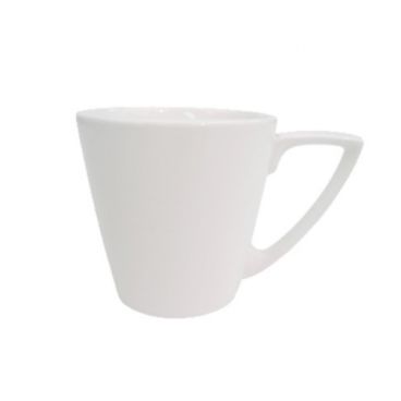 CAC China SHER-1 7.5 oz. Porcelain Sheer Coffee Cup, Bone White