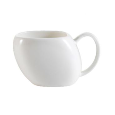 CAC China WH-1 White Pearl 5.5 oz. Porcelain Cup, Bone White