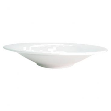CAC China RCN-211 28 Oz. Super White 11" Porcelain Round Coupe Bowl