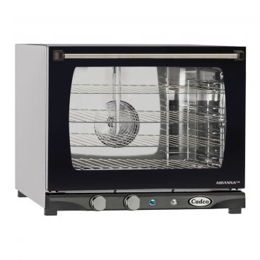 Cadco XAF-183 31-1/2" Full Size Heavy Duty Countertop Convection Oven w/ Humidity Control And Three Shelves, 208-240 Volts