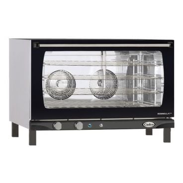 Cadco XAF-193 31-1/2" Full Size Heavy Duty Countertop Convection Oven w/ Humidity Control And Four Shelves, 208-240 Volts