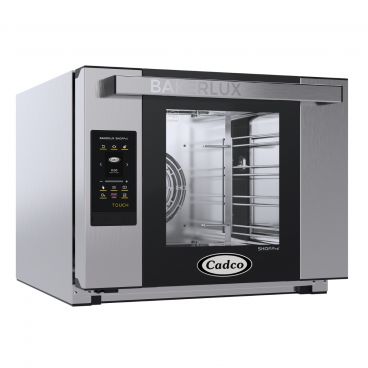 Cadco XAFT-04HS-TD 23-5/8" Bakerlux TOUCH Half Size Heavy-Duty Digital Convection Oven w/ Glass Door, 208/240 Volts