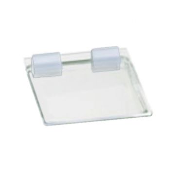 Cal-Mil 1811 Solid Hinged Plastic Lid for 4" x 4" Glass Jars