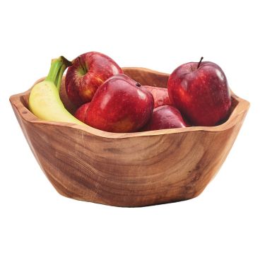 Cal-Mil 3555-14 14" x 3 1/4" Round Wood Accent Bowl 