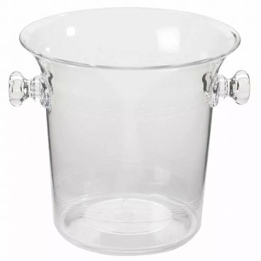 Cal-Mil 694 Clear Acrylic Large Ice Bucket / Wine Cooler - 8" x 8 1/2" x 8"