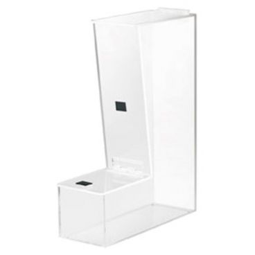 Cal-Mil 947 Clear 4 1/2" Wide Acrylic 1-Compartment Bulk Food Dispenser