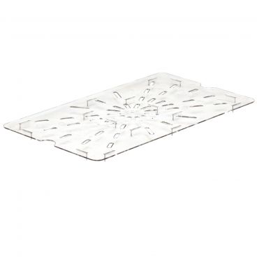 Cambro 10CWD135 Clear Camwear Full Size Food Storage Container Drain Shelf