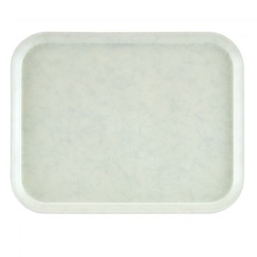 Cambro 1418531 Galaxy Antique Parchment Silver 14 Inch x 18 Inch Rectangular Fiberglass Camtray Cafeteria Serving Tray