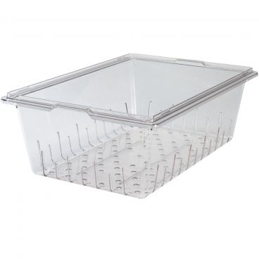 Cambro 1826CLRCW135 Clear Camwear 5" Polycarbonate Food Box Colander